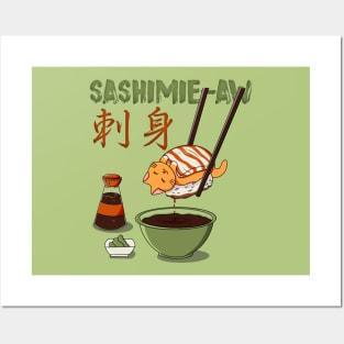 SASHIMIE-AW Posters and Art